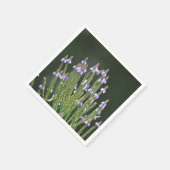 Lila Wildblume Serviette (Ecke)