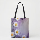 Lila Wildblume Tasche (Vorderseite)