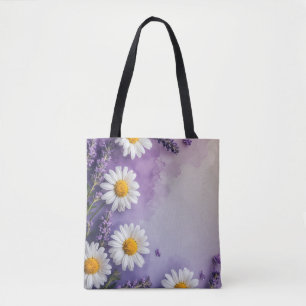 Lila Wildblume Tasche