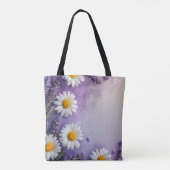Lila Wildblume Tasche (Rückseite)