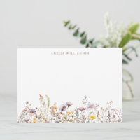 Lila Wildblumen - Brautparty für die Grenzen