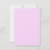 Lila Wildblumen Bridgerton Brautparty Einladung (Rückseite)