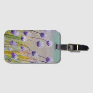 Lila Wildblumen Gepäckanhänger