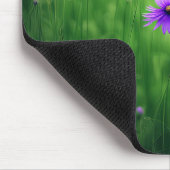 Lila Wildblumen im Feld Mousepad (Ecke)