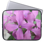 Lila Wildblumen Notebook-Bag Laptopschutzhülle (Vorderseite)