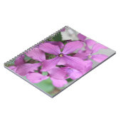 Lila Wildblumen Notizblock (Linke Seite)