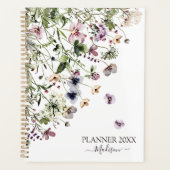 Lila Wildblumen Planer (Vorderseite)