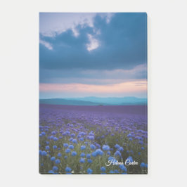 Lila Wildblumen Post-it Klebezettel