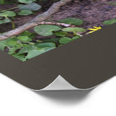 Lila Wildblumen Poster (Ecke)