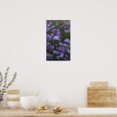 lila Wildblumen Poster (Küche)
