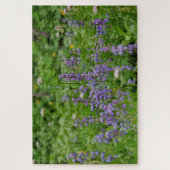 Lila Wildblumen Puzzle (Vertikal)
