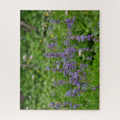 Lila Wildblumen Puzzle (Vertikal)