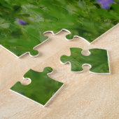 Lila Wildblumen Puzzle (Seite)