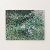 Lila Wildblumen Puzzle (Horizontal)