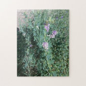 Lila Wildblumen Puzzle (Vertikal)