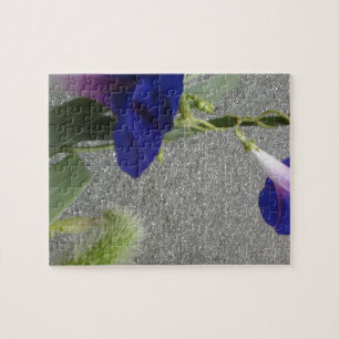 Lila Wildblumen-Puzzle Puzzle