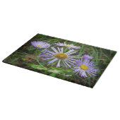 Lila Wildblumen Schneidebrett (Ecke)