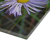 Lila Wildblumen Schneidebrett (Ecke)