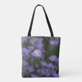 lila Wildblumen Tasche (Rückseite)