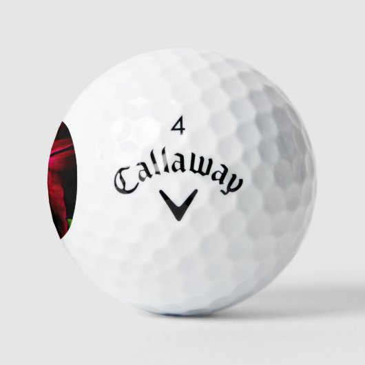 Lila Wilde Blume css gbcnm Golfball (Logo)