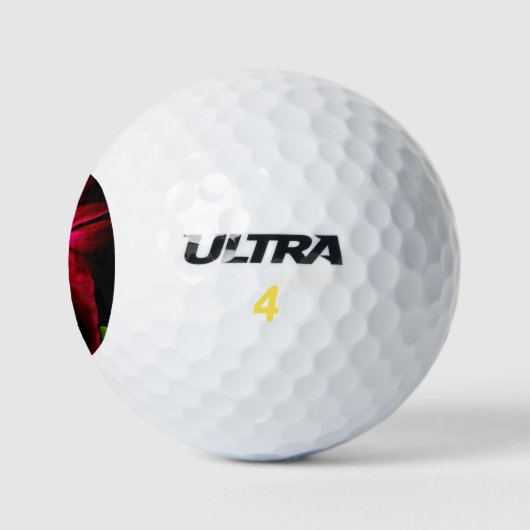 Lila Wilde Blume wu gbcna Golfball (Logo)