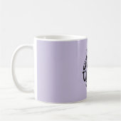 Lila Wildes Einhorn Kaffeetasse (Links)