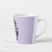 Lila Wildes Einhorn Milchtasse (Rechts)