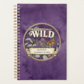 Lila Wildgartenplaner - Individuelles Tagebuch (Vorderseite)