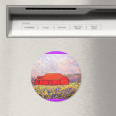 lila Wildrisse Magnet (In Situ (Geschirrspüler))
