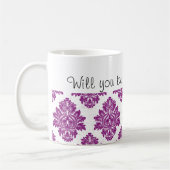 Lila Wille sind Sie meine Kaffeetasse (Links)