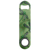 Lila Winged Dragonflies Speed Flaschenöffner (Vorderseite)