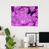 Lila Wings Poster (Heimbüro)