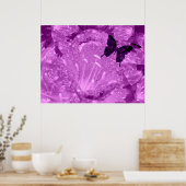 Lila Wings Poster (Küche)