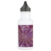 Lila Winter Edelstahlflasche (Links)