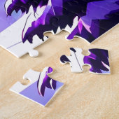 Lila Winter Wonderland Puzzle (Seite)