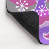 Lila Winterbäume Mousepad (Ecke)