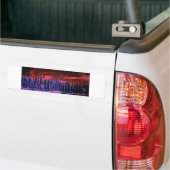 lila Winterhimmel Autoaufkleber (Auf Lkw)