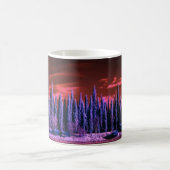 lila Winterhimmel Kaffeetasse (Mittel)