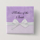 Lila Winterschaltfläche von Luxus Frosty Ribbon Button (Vorderseite)