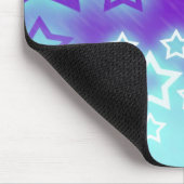 Lila Winterstars Mousepad (Ecke)