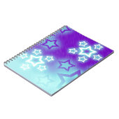 Lila Winterstars Notizblock (Linke Seite)