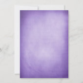 Lila Wirbel der Libellen beim Hochzeitsfeiern Save The Date (Rückseite)