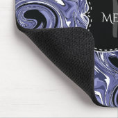 Lila Wirbel mit benutzerdefiniertem Mouse Pad Wate Mousepad (Ecke)
