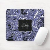 Lila Wirbel mit benutzerdefiniertem Mouse Pad Wate Mousepad (Mit Mouse)