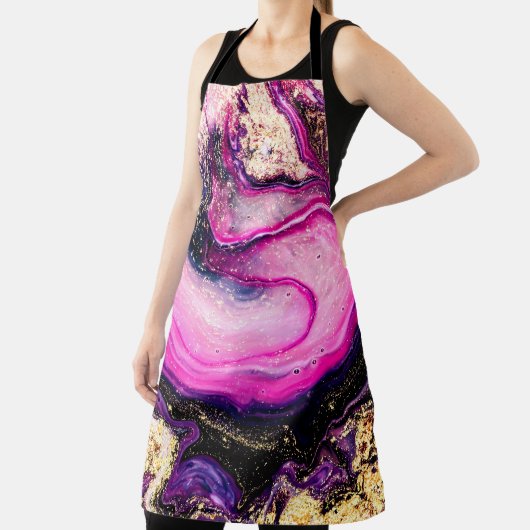 Lila Wirbel mit Glitzer Schürze (InSitu)