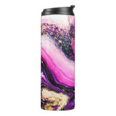 Lila Wirbel mit Glitzer Thermosbecher (Nach links gedreht)