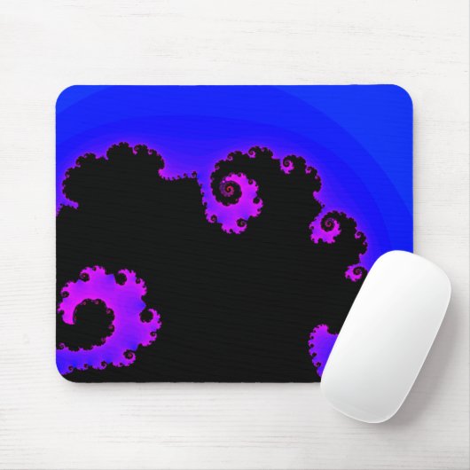 Lila Wirbel - Mousepad (Mit Mouse)