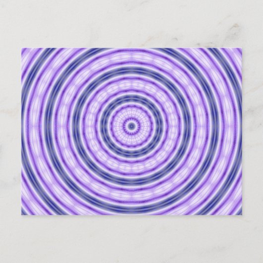 Lila wirbellose Postkarte (Vorderseite)