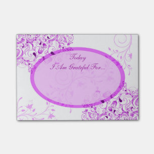 Lila Wirbels-hilfreiche Autonomie-heilende Post-it Klebezettel