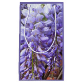Lila Wisteria Blossom Kleine Geschenktüte (Vorderseite)